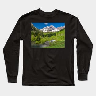 Summer at Maroon Bells Long Sleeve T-Shirt